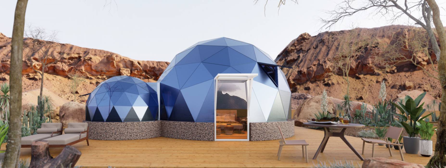 太仆寺旗球形智能光伏玻璃星空房